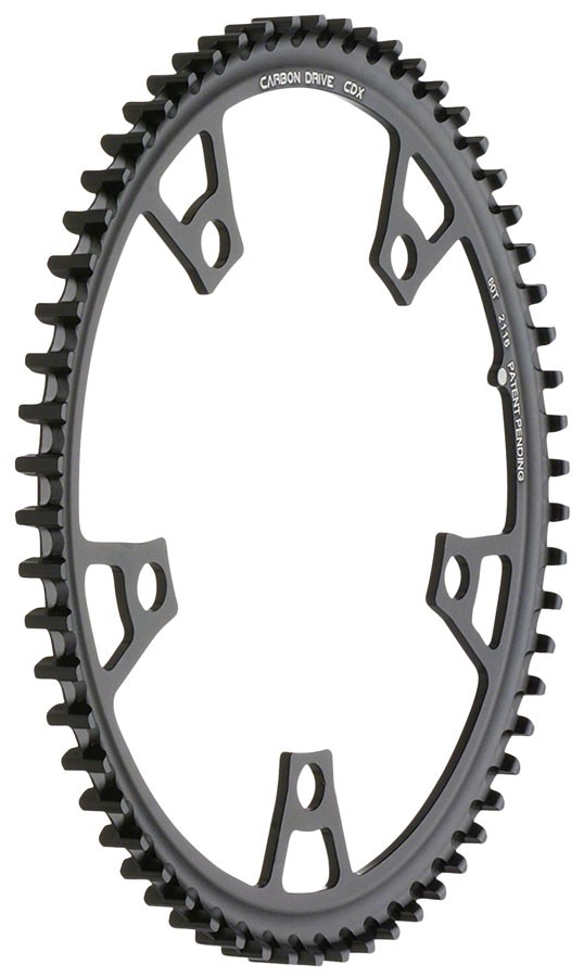 Кольцо переднего ременного привода Gates Carbon Drive CDX CenterTrack 70T - алюминий 6061 23290₽