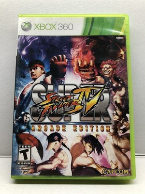 Super Street Fighter 4 IV Arcade Edition (Xbox 360 2011) Complete Tested Working