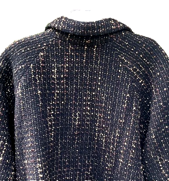 Eskandar Black & Beige Tweed Jacket, Size 0 (US 2-6) - Image 4 of 4