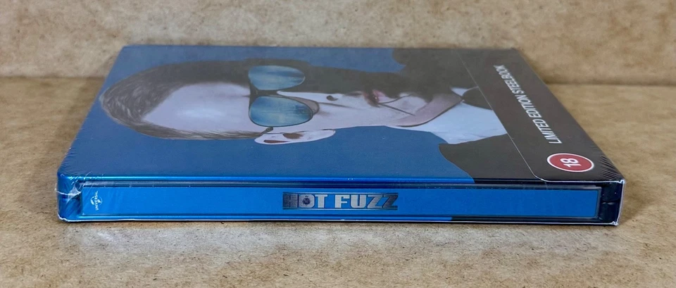 HOT FUZZ - UK EXCLUSIVE 4K + BLU RAY STEELBOOK - NEW & SEALED - Image 3 of 4