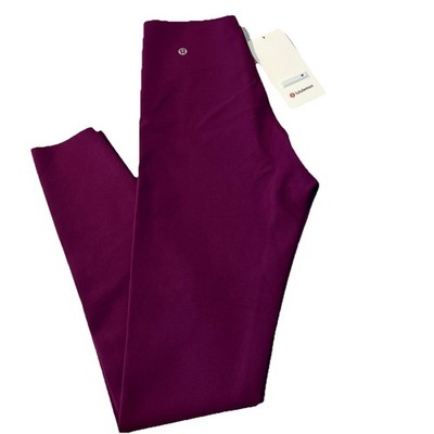 Lululemon WMS S GLOW UP HR TIGHT 28  CHLR Chilled Grape SZ 6 New Collection NEW