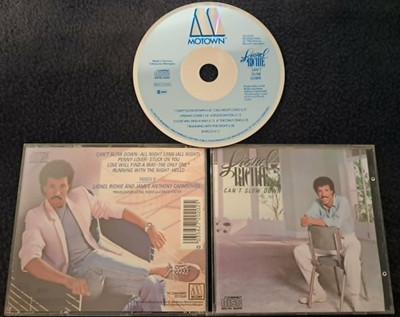 LIONEL RICHIE Can't Slow Down cd early Motown full silver blue face pressing '83