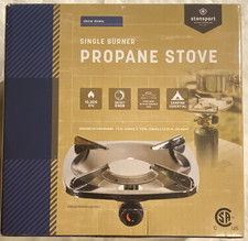 Stansport Single Burner Propane Stove BRAND NEW Reg $44 NIB In Box