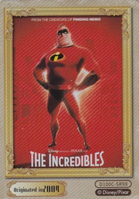 2023 Disney 100 Carnival Series Card Fun Base #D100C-SR98 The Incredibles