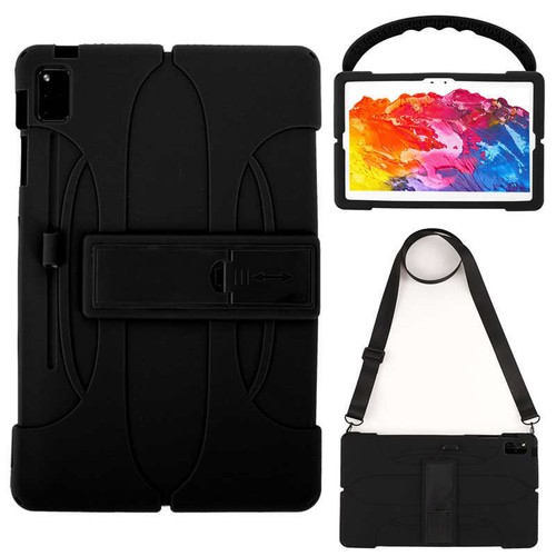 For Samsung Galaxy Tab S7 FE S7+ S8+ 12.4" Case Soft Silicone Stand Cover Strap - Picture 21 of 47