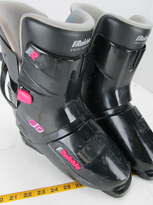 Raichle Woman's Boots Size 8 Swiss Design made in Italy Black 300