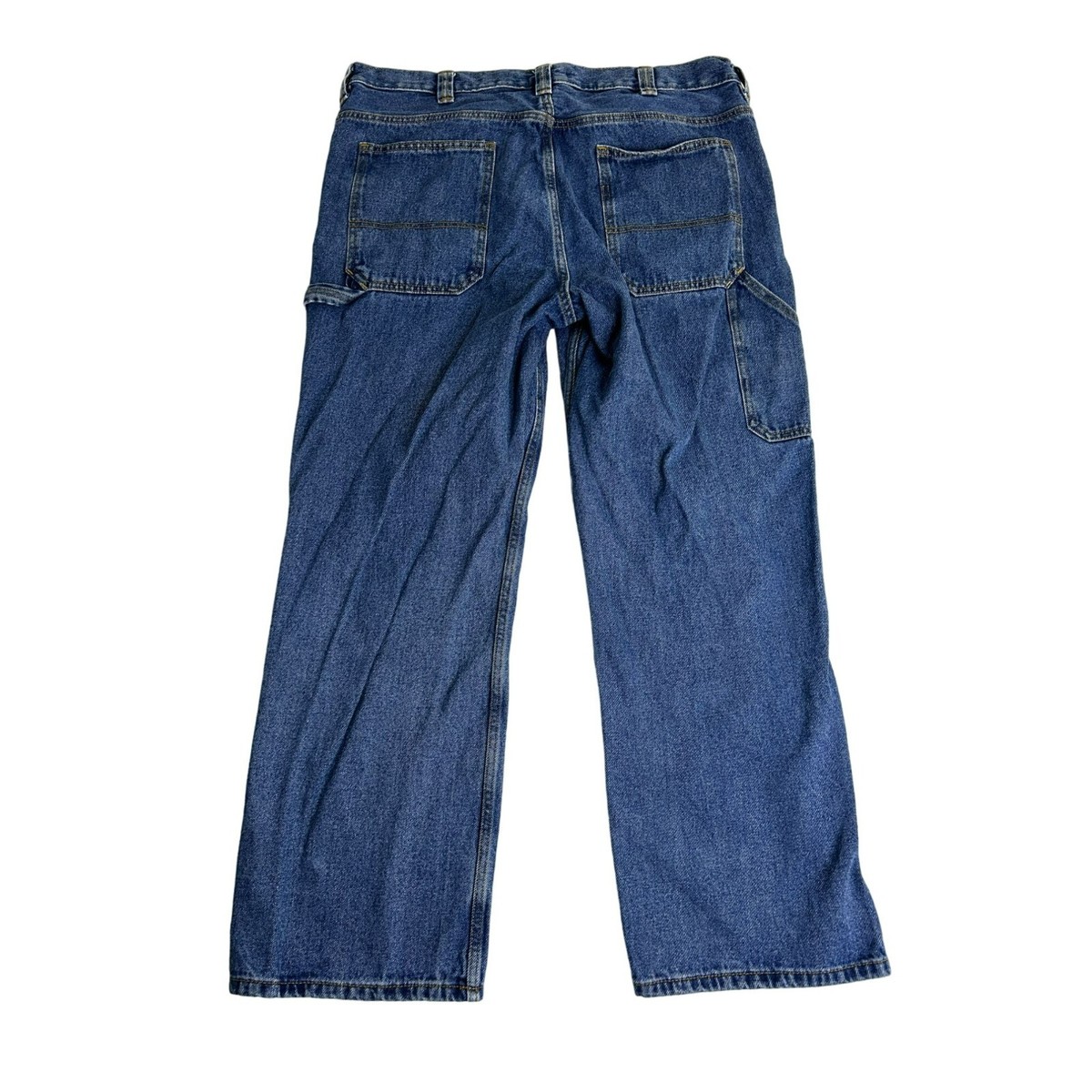 Blue Mountain Men's Jeans 38x30 Blue Medium Wash Carpenter Loop