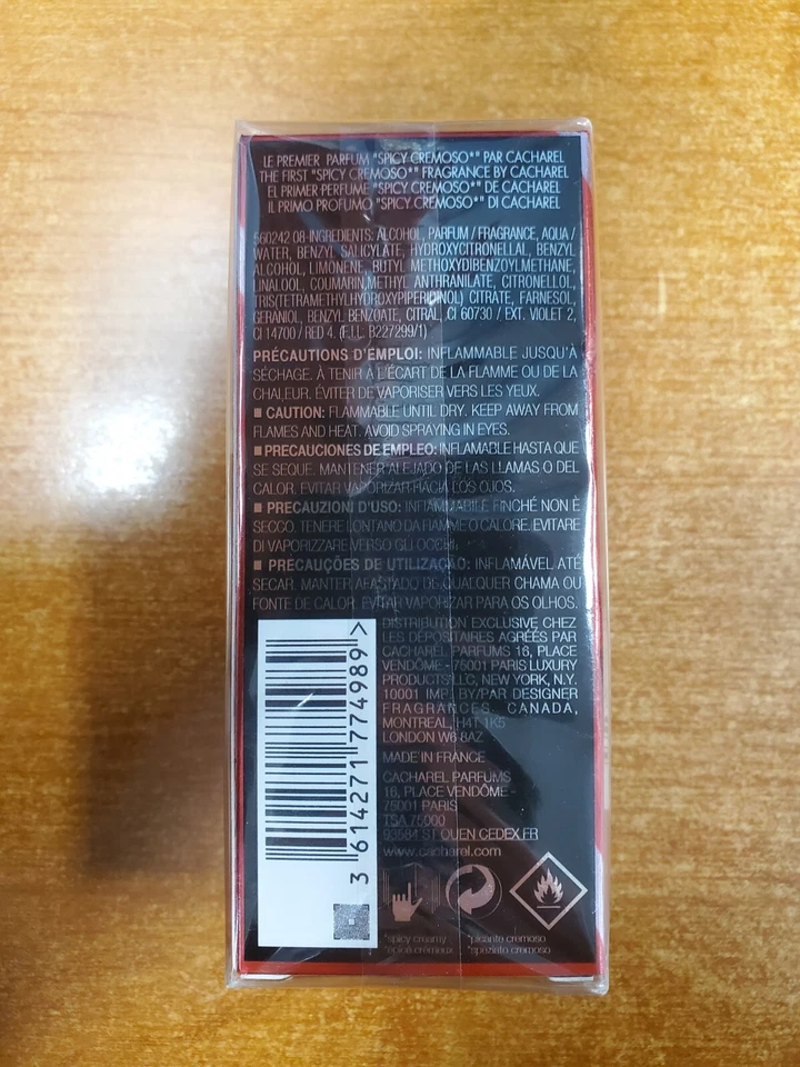 Cacharel Yes I Am Eau de Parfum Spray para Mujer, 1 OZ NUEVO/SELLADO (4989 - R4P6) Foto 3 de 4