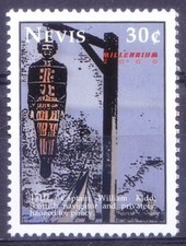 Nevis Millennium 2000 MNH, Captain William Kidds Hanged for Piracy 1701, Ships