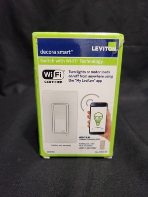 Leviton DW155HD 600W Decora Smart Wi-Fi Dimmer Switch - White