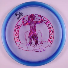 Dynamic Discs MACIE VELEDIAZ -SIGNED- Lucid Ice Justice Midrange 176g BLUE-PINK