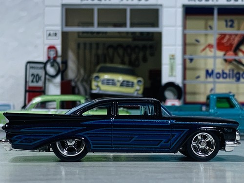2022 Hot Wheels Chevy Bel Air 59 Impala Custom Wheel Swap 10/12mm Dollar General - Picture 2 of 18