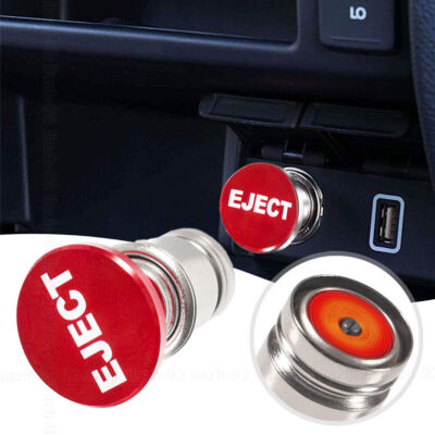 lo lo cigarette outlet 1Pc Auto Car Cigarette Lighter Red EJECT Button Replacement Plug Cover Cap  Decor
