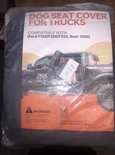 Dog Seat Cover For Trucks. Ford F150,F250,F350, Ram 1500 Dark Grey Color New 