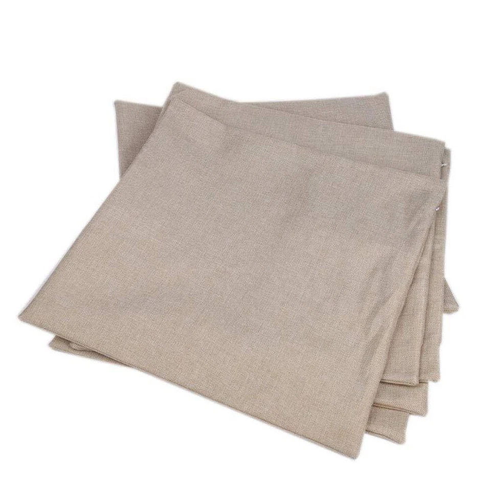 50Pcs Linen Sublimation Blank Pillow Case Throw Cushion Cover Sofa Car Bed Decor - Image 2 of 4