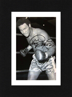 8X6 Mount GEORGE FOREMAN Signed Autograph PHOTO Boxing Gift Print Ready ...