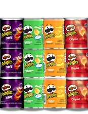 Pringles The Original Potato Chips Cheddar Cheese Sour Cream & Onion BBQ Vari...