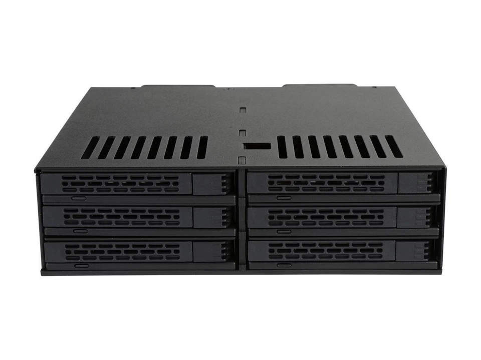 ICY DOCK MB326SP-B | 6 Bay 2.5” SATA HDD / SSD Hot Swap Backplane Cage Enclosure - Image 2 of 4