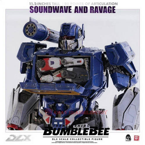 Threezero 3Z0160 Transforms Bumblebee Soundwave and Ravage DLX Figure - Picture 8 of 15