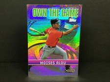 2002 Topps #OG1 Moises Alou, Houston Astros - Own The Game Rainbow Foil Insert