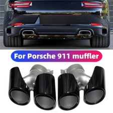 For 2011-18 Porsche 911 Exhaust Pipe Tailpipe Tip Stainless Steel Exhaust