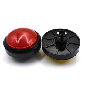 5&times;100mm Arcade Button LED Dome Illuminated with Microswitch Pop Music JAMMA MAME