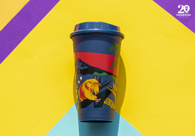 NEW! Starbucks Mexico Reusable Hot Cup & Lid 15oz.Veracruz 20th