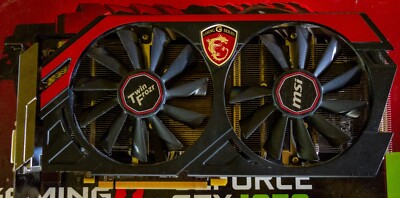 MSI NVIDIA GeForce GTX 760 Video Card 2 GB | N760 TF 2GD5/OC Working!
