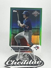 Tucker Toman 2023 Topps Pro Debut Chrome Refractor PDC-8 /99 FCL Blue Jays