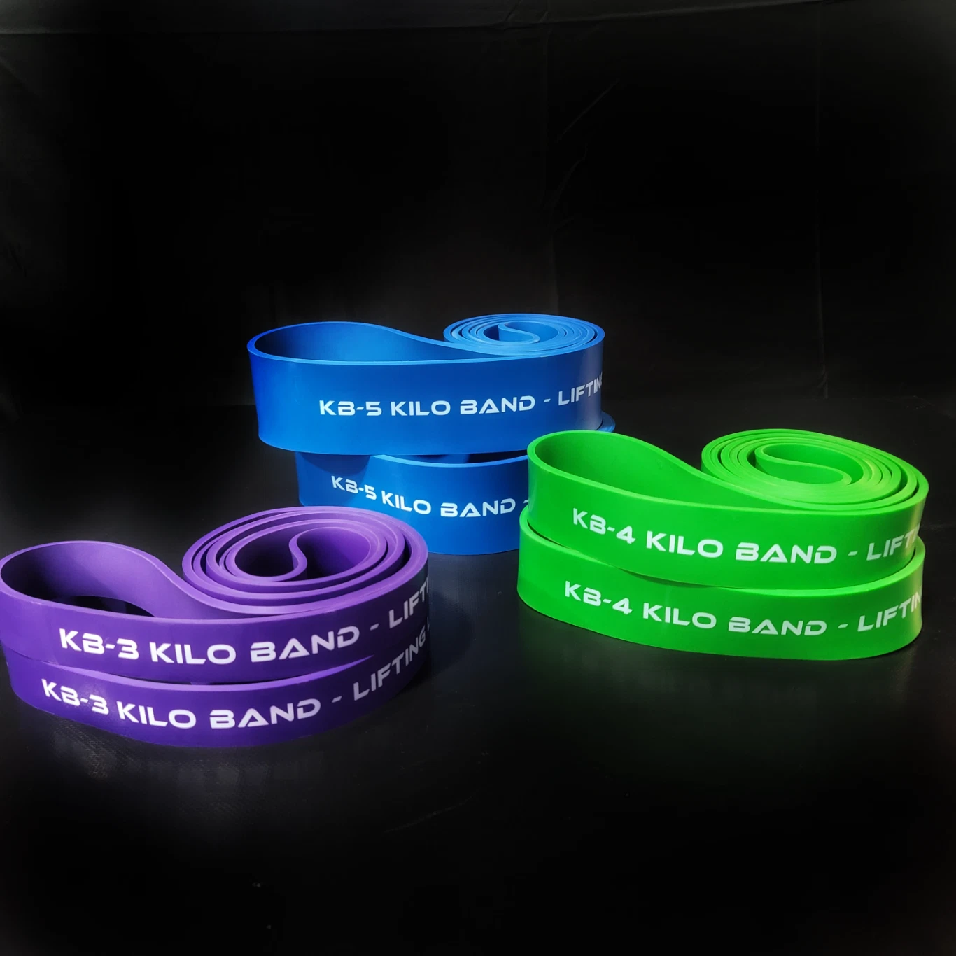 Kilo Powerlifting Band Squat and Deadlift Press Speed Package - 6 bands