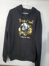 Trick R Treat Halloween Horror Movie Men's Size Large Pullover Hoodie Pocket