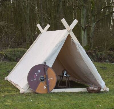 Viking tent 2X2.3 m natural color Water Proof Tent for camping larp reenactment 