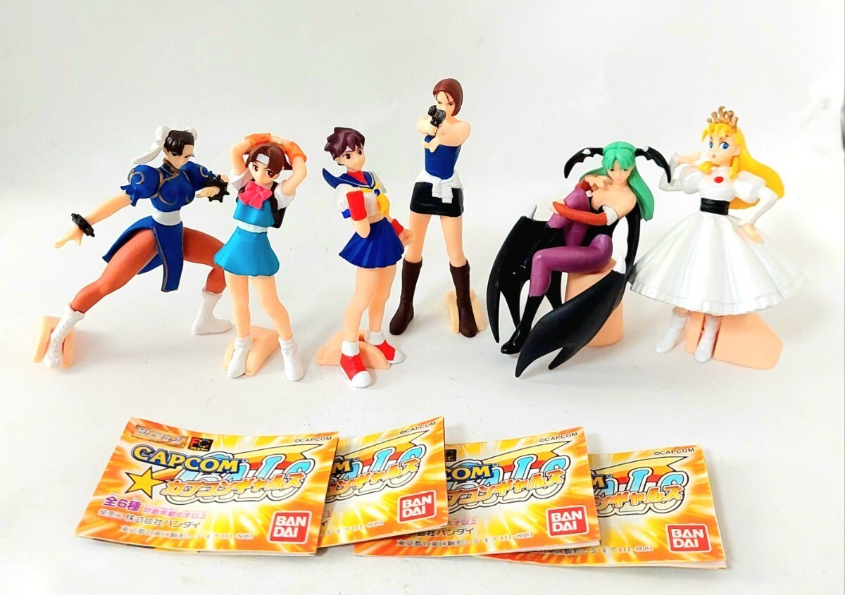 たちたち CAPCOM GALS HG Complete All 6 types BANDAI Vintage Gashapon