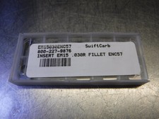 SwiftCarb Carbide Inserts QTY10 EM15030ENC57/EM15 .030R Fillet ENC57 (LOC2939B)