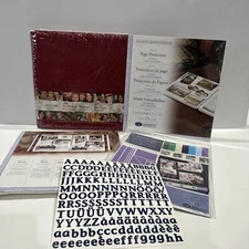 Creative Memories Scrapbook 12x12 Old Style Album Pages Protector Paper Lot