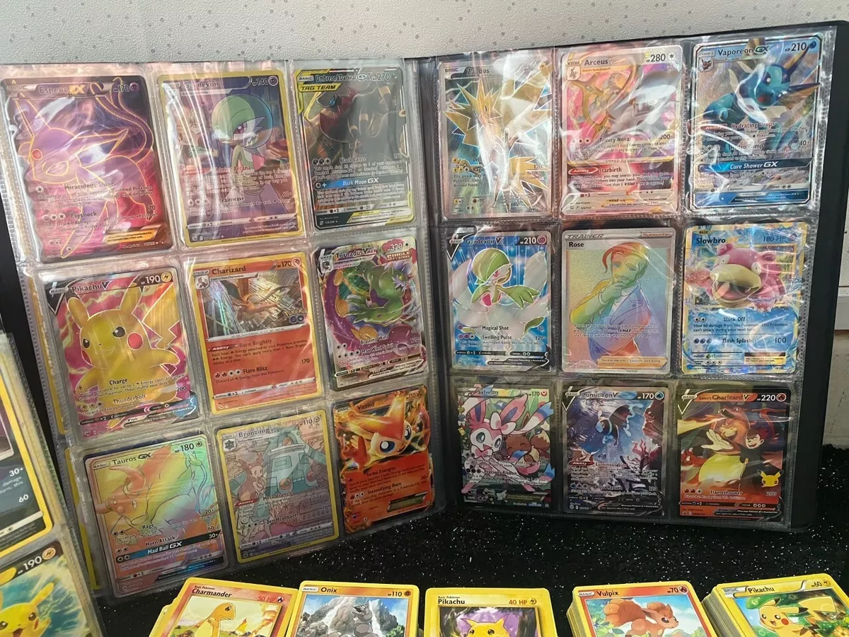 ULTIMATE EPIC POKEMON BUNDLE 50x - 1 GX CARD & 1 V CARD GUARANTEED - HOLOS  RARES