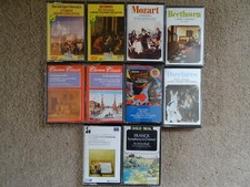 10 Cassettes - Beethoven / Bach / Tchaikovsky / Mozart / Stravinsky - Bundle