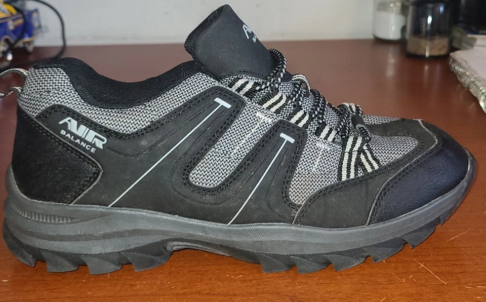 Air Balance Talla Zapatillas deportivas negras con cordones 8,5 para hombre. Foto 2 de 4