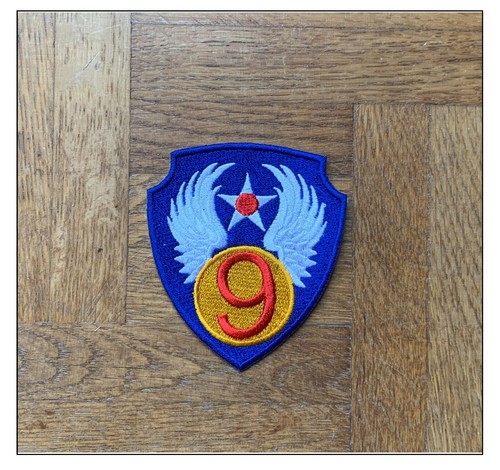 ww2 Insigne 9th AAF US Dday Normandie omaha Utah 82nd veste casque ...