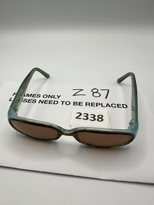 Kate Spade Blue Green Brown Tortoise Oval Glasses Italy  display picture 3