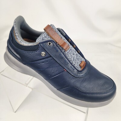 Footjoy Stratos Spikeless Mens Golf Shoes Versatrax Navy Blue
