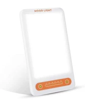 Day Mood Therapy Lamp Light 10000 Lux UV Free Timer Adjustable Health Wellness