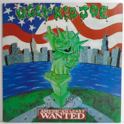 UGLY KID JOE AMERICA'S LEAST WANTED BRAZIL 1992 1ST PRESS LP NO