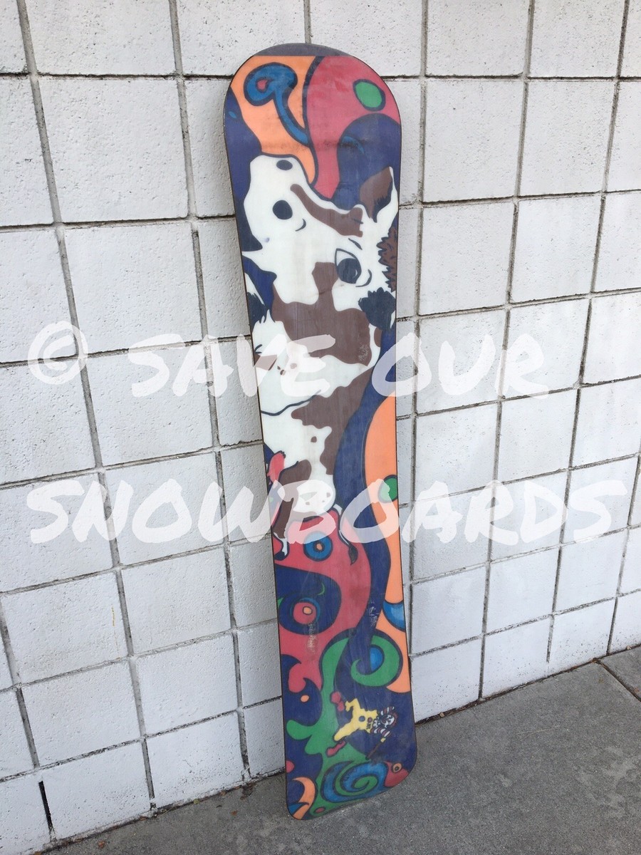 Joyride Tenderloin vintage snowboard cow hamburger ronald mcdonald