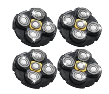 Replacement Heads for Microtouch Titanium Shaver, 4 Pack for Men