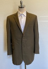 Burberry London Made in USA Single Breasted Wool Jacket 44 L