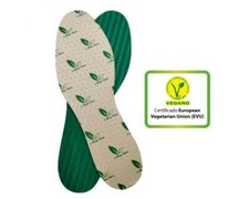 Vegan Aloe Vera Insole is a velvety, absorbent micro-fiber velour insole
