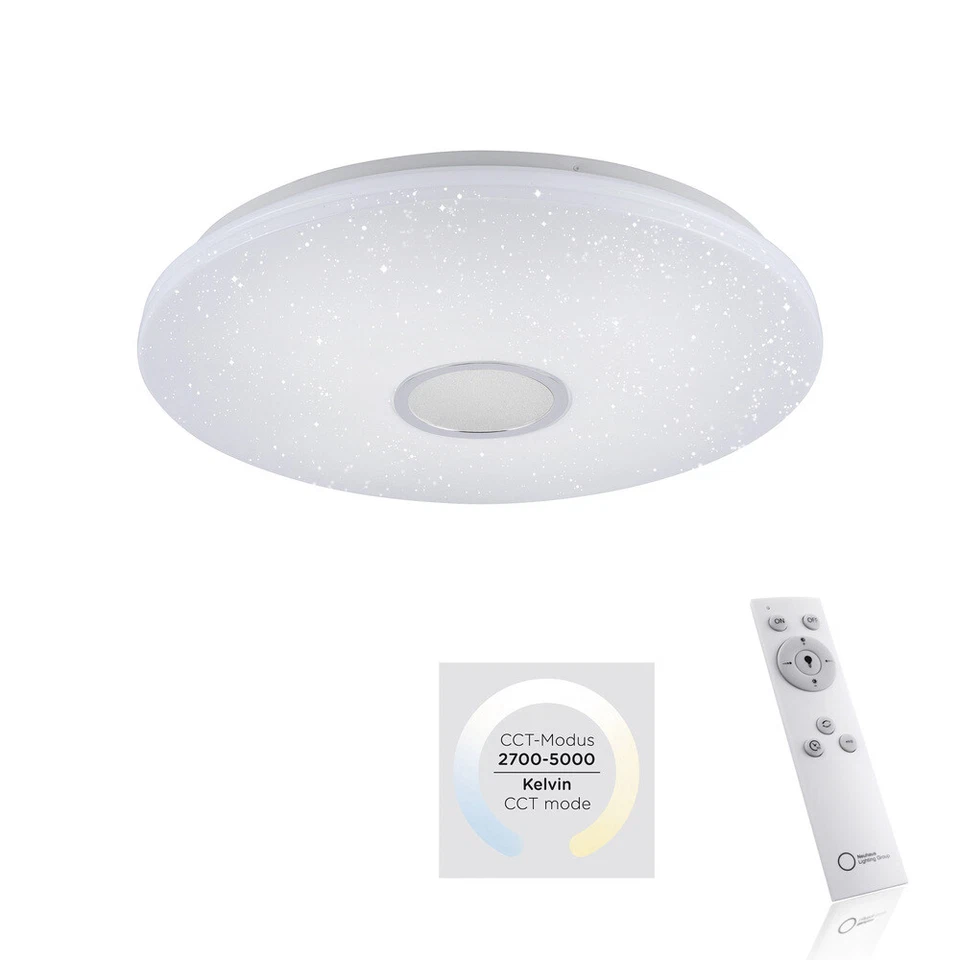 JUST LIGHT LED Deckenleuchte 14228-16 Jonas CCT Fernbedienung Sternhimmel Leuchten Direkt