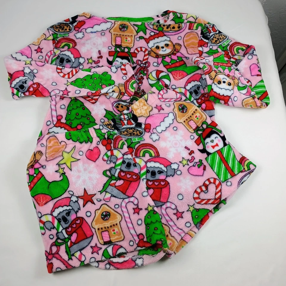 The Children's Place Pijama Navidad 2 Piezas Vellón Niñas Talla XXL 16 Multicolor Foto 2 de 4