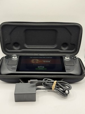 Valve Steam Deck 46 GB Handheld Console 1010 With OEM Case & Nintendo Charger